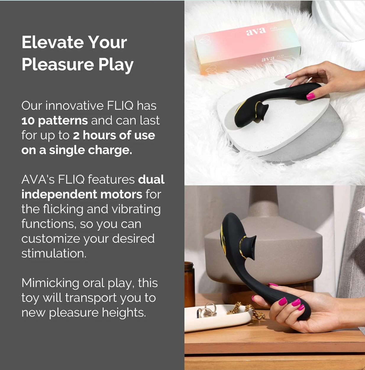 FLIQ Flicking Massager by Ava